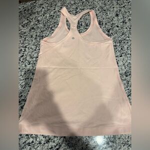 Blush pink tight lululemon tank